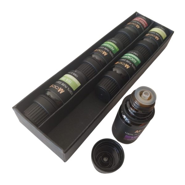 100% Pure Essential Oils Set for Diffuser - 6x10ml bottles - Image 2